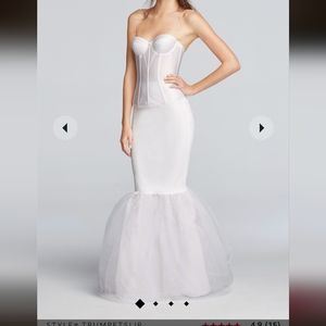 David's Bridal fit and flare slip